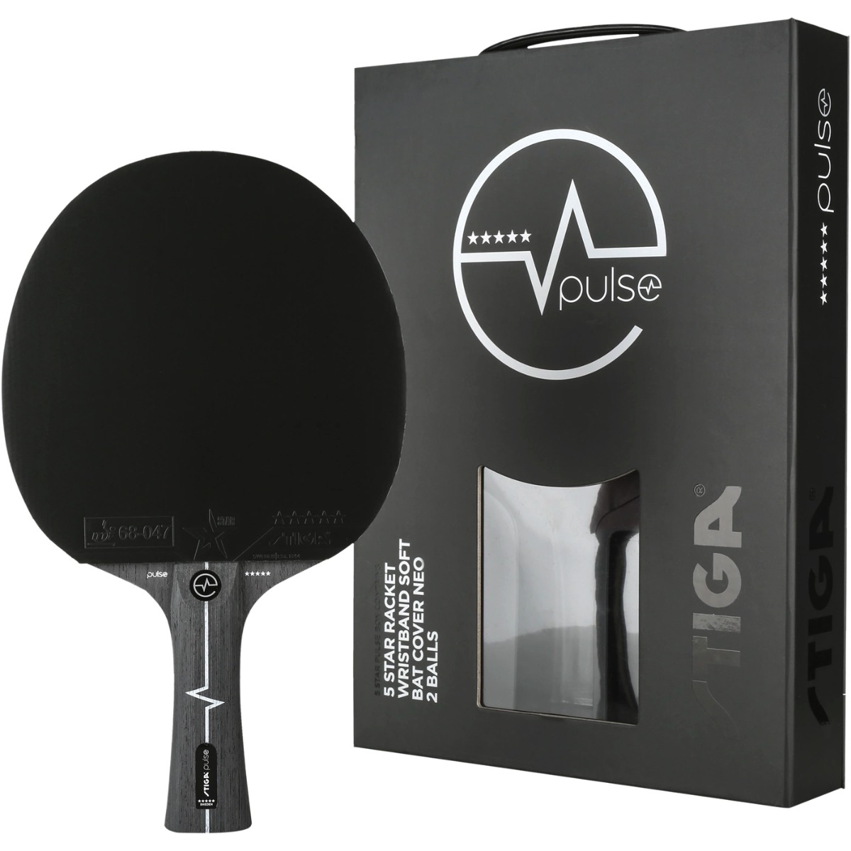 Stiga Pulse Box 5-star Bordtennisrack - set