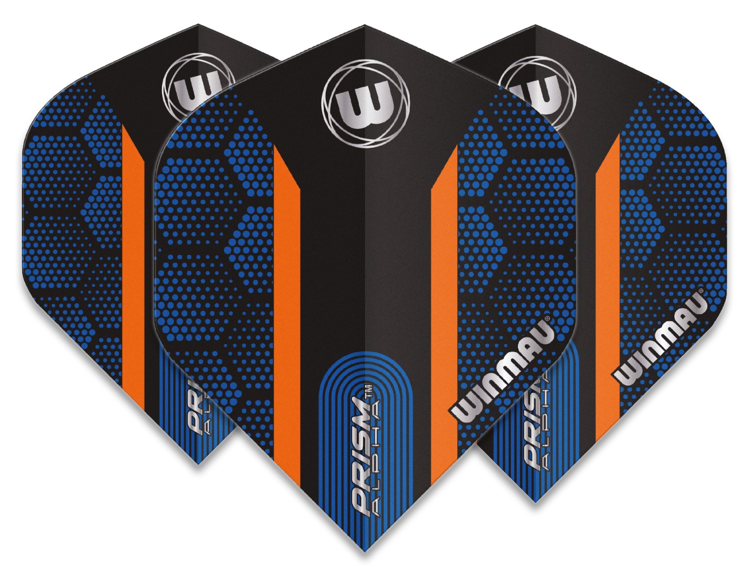 Prism Alpha Blue & Orange Hexagon
